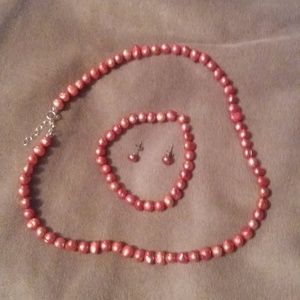 Pink Pearls Set